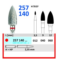 HORICO Burs - Tungsten Carbide Cutters - 257 140